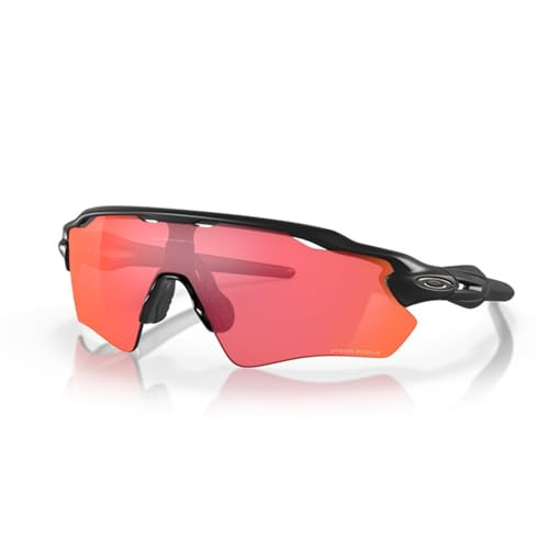 Oakley Radar EV Path OO9208 920890 38MM Matte Black/Prizm Trail Torch Shield Sunglasses for Men+ Bundle Accessory Leash Kit, Microfiber Pouch | Amazon (US)