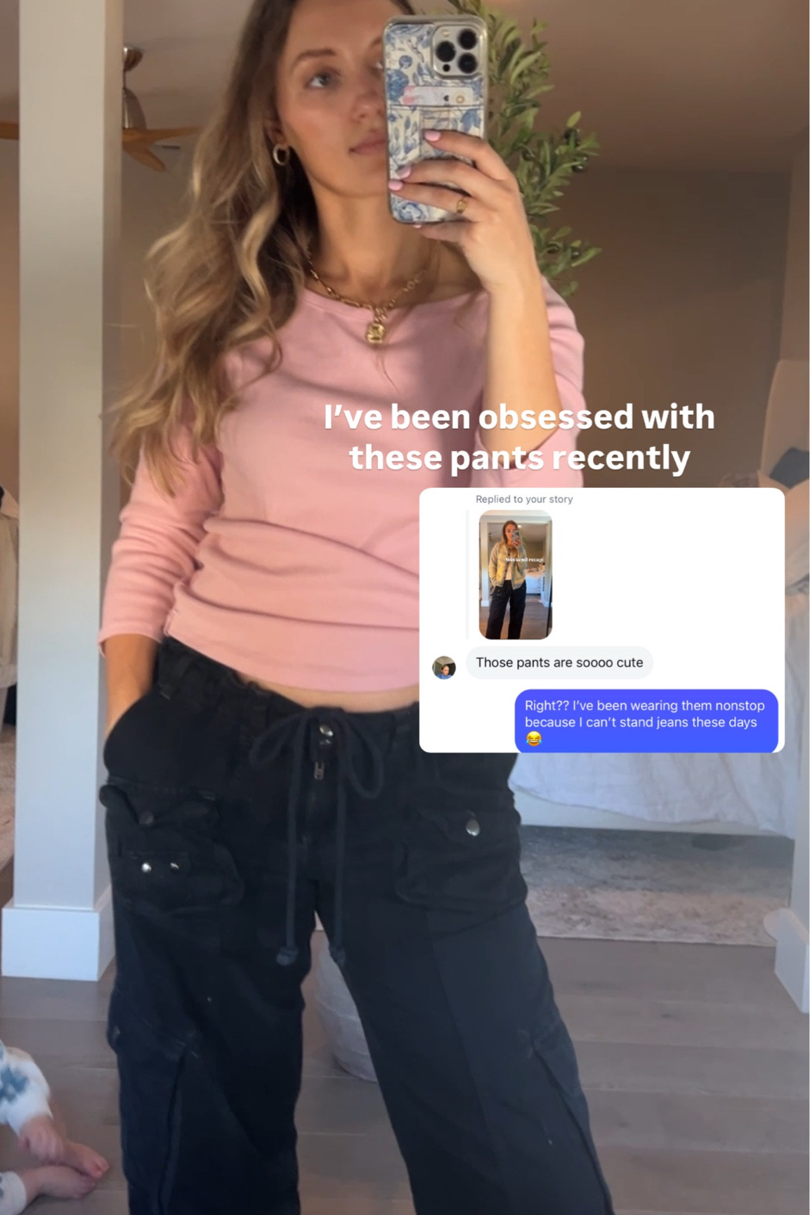 The cutest, comfiest cargo pants! Perfect for the moms who hate jeans now. 😂 I’m wearing size M 


#LTKStyleTip