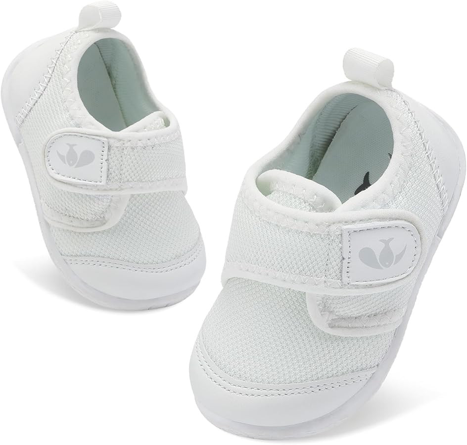 FEETCITY Baby First Walking Shoes Boys Girls Infant Sneakers Crib Shoes Breathable Lightweight Sl... | Amazon (US)