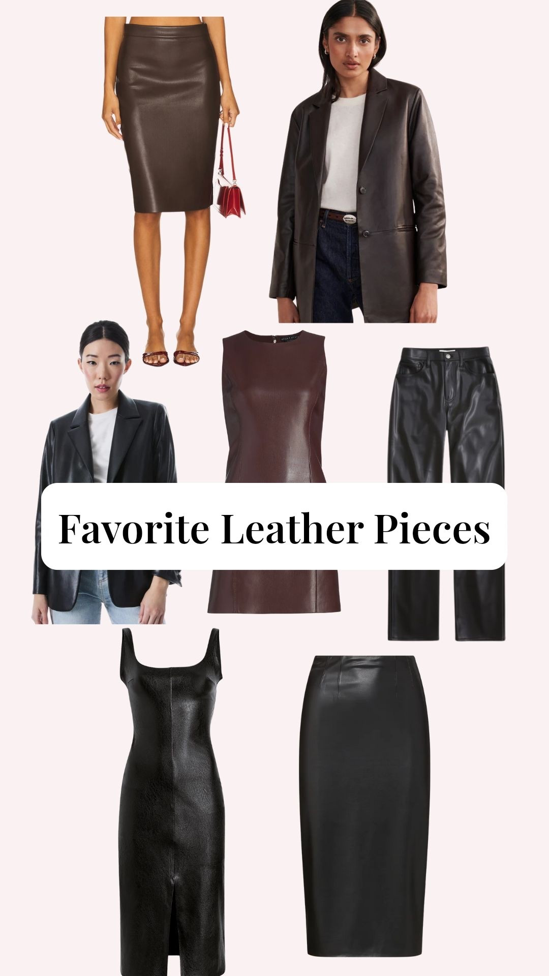 Leather dresses, skirts, pants, and blazers we love

#LTKootd #LTKHoliday #LTKSeasonal
