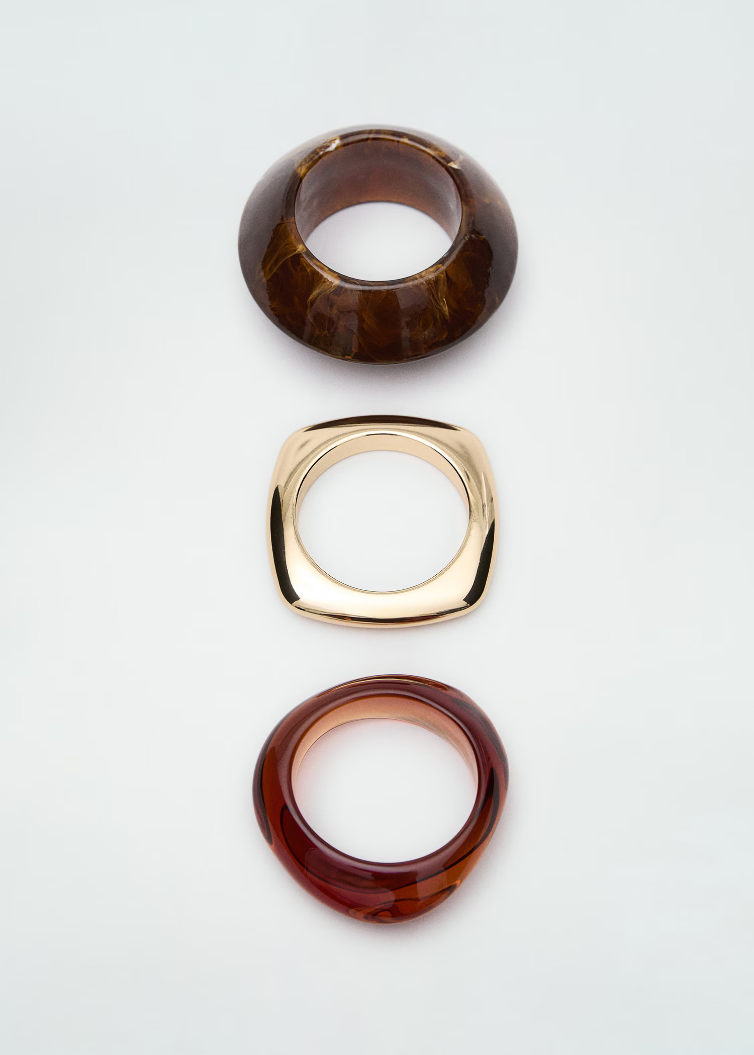 Pack of 3 combined resin bracelets | Mango (US/MX/AU)