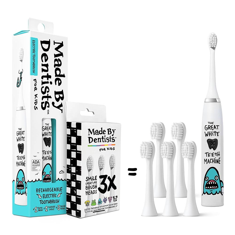 Made by Dentists Kids Electric Toothbrush - Rechargeable Vibrating Toothbrush with Timer, Include... | Amazon (US)
