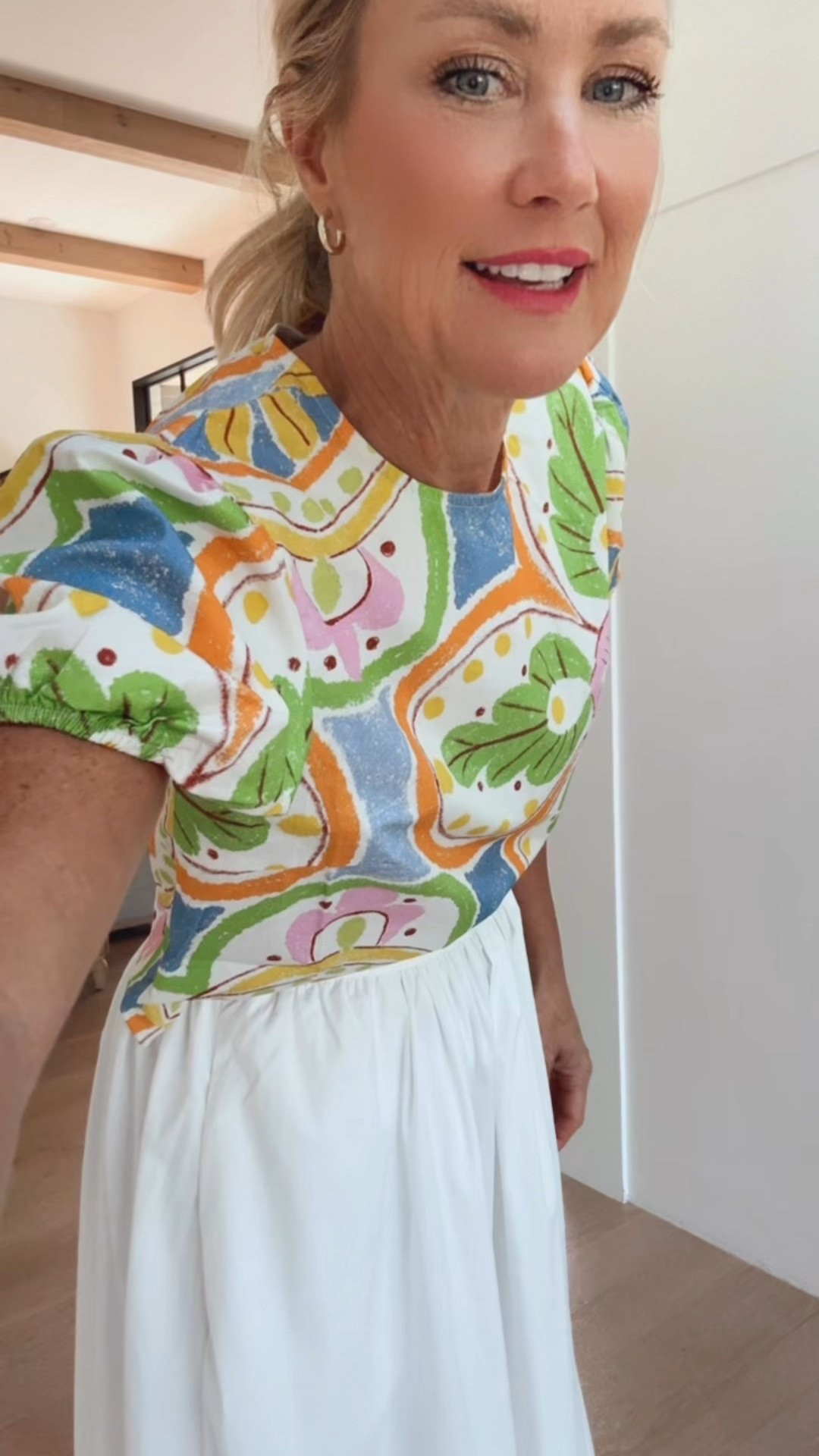 Cute combo for spring, this skirt is so chic & super versatile. 

Code CASSIE15 saves you 15%! 
I’m in a med top & small skirt 

#LTKOver40 #LTKFindsUnder100