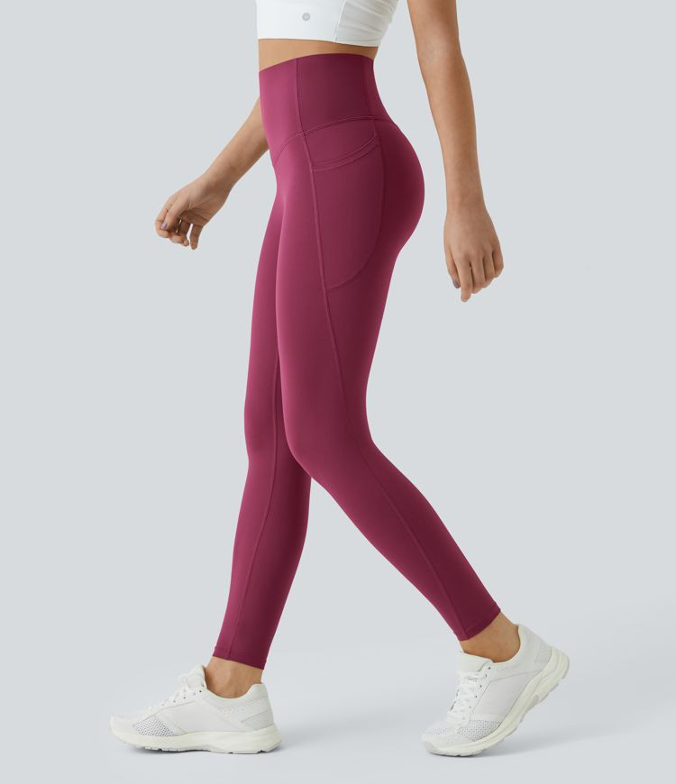 Halara UltraSculpt™ SoCinched High Waisted Tummy Control Pocket Shaping Training Leggings | HALARA