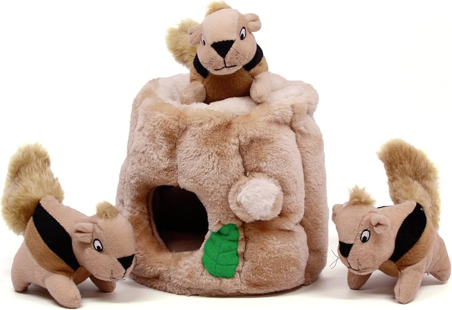 Outward Hound Hide A Squirrel Plush Dog Toy Puzzle, Medium | Amazon (US)
