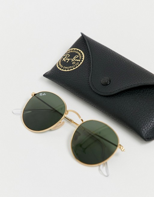 Ray-Ban round metal sunglasses 0rb3447 | ASOS (Global)