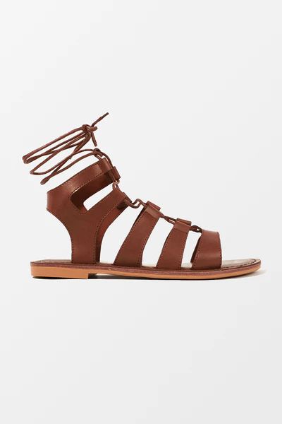 Cossies Beach Brown Flat Sandals | Cupshe