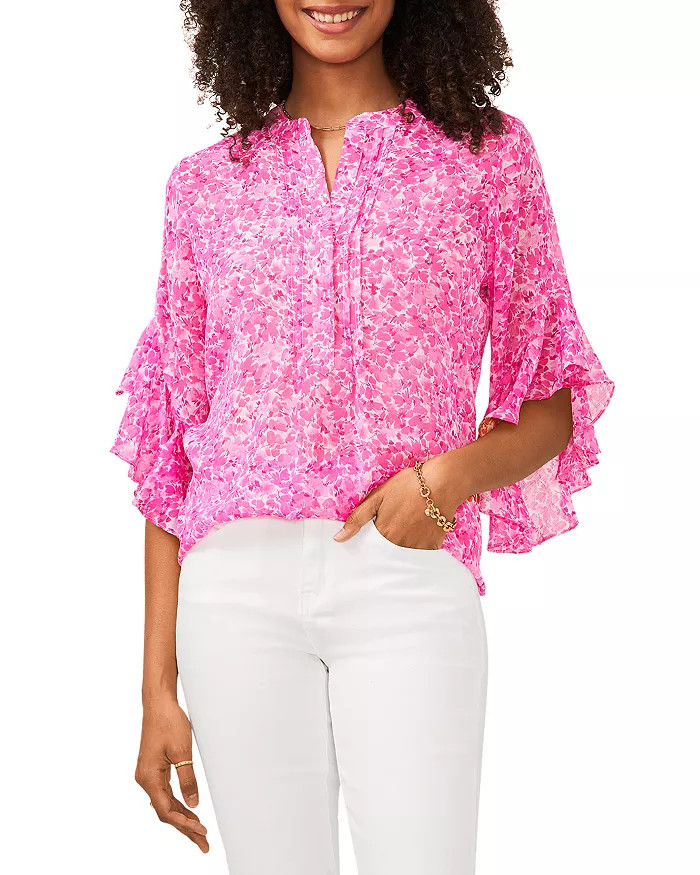 Ruffled Sleeve Blouse | Bloomingdale's (US)