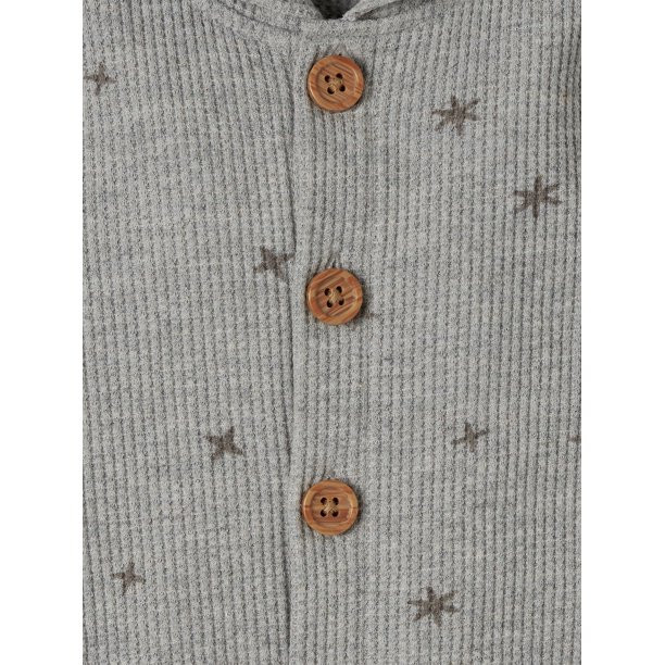 Modern Moments by Gerber Baby Boy Hooded Sleeveless Romper, Sizes 0/3M-24M | Walmart (US)
