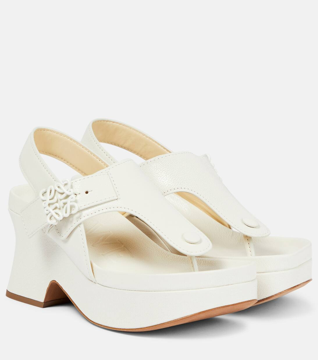 Ease leather platform thong sandals | Mytheresa (US/CA)