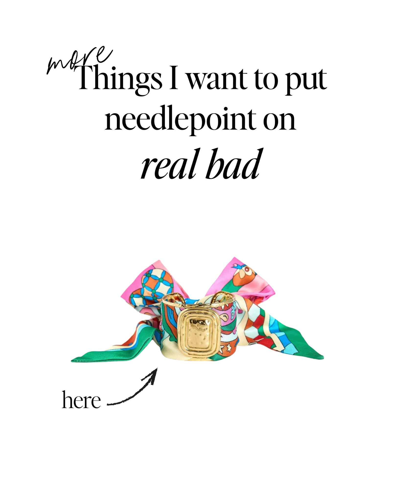 Trays and more for Needlepoint

I found a bunch of rattan trays that come WITH glass inserts. Cute trays that are ready to go? Perfection! 

There are a few accessories that I am 100% sure we can add needlepoint to. I just found the scarf cuff (so pretty!) and I already have the headbands - stay tuned I'll show you how I stitch them. 

A few pretty trays that would finish up beautifully. 

Jewelry boxes with glass lids. I found some with inset glass so you have enough room to add needlepoint under the lid and have it look beautiful! 

Add a few self finishing goodies and we've just added more present ideas for the needlepointer in your life. You could even just get it for yourselves moms and put it under the tree. 




Dear Santa, I'll take one of each please. 

#Needlepoint #needlepointfinishing #holidaygifts #ndlpt #needlepointgifts #needlepointnation

#LTKHoliday #LTKHome #LTKGiftGuide