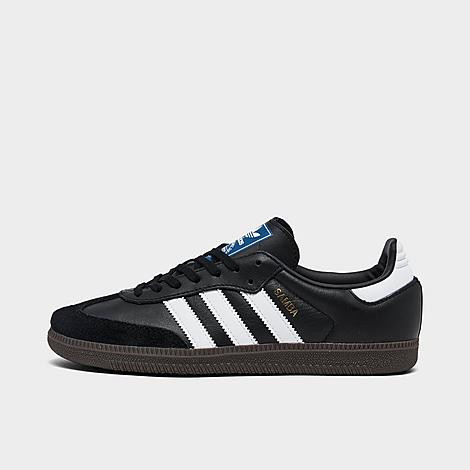 Adidas Big Kids' Originals Samba OG Casual Shoes in Black/Core Black Size 7.0 Leather/Suede | Finish Line (US)