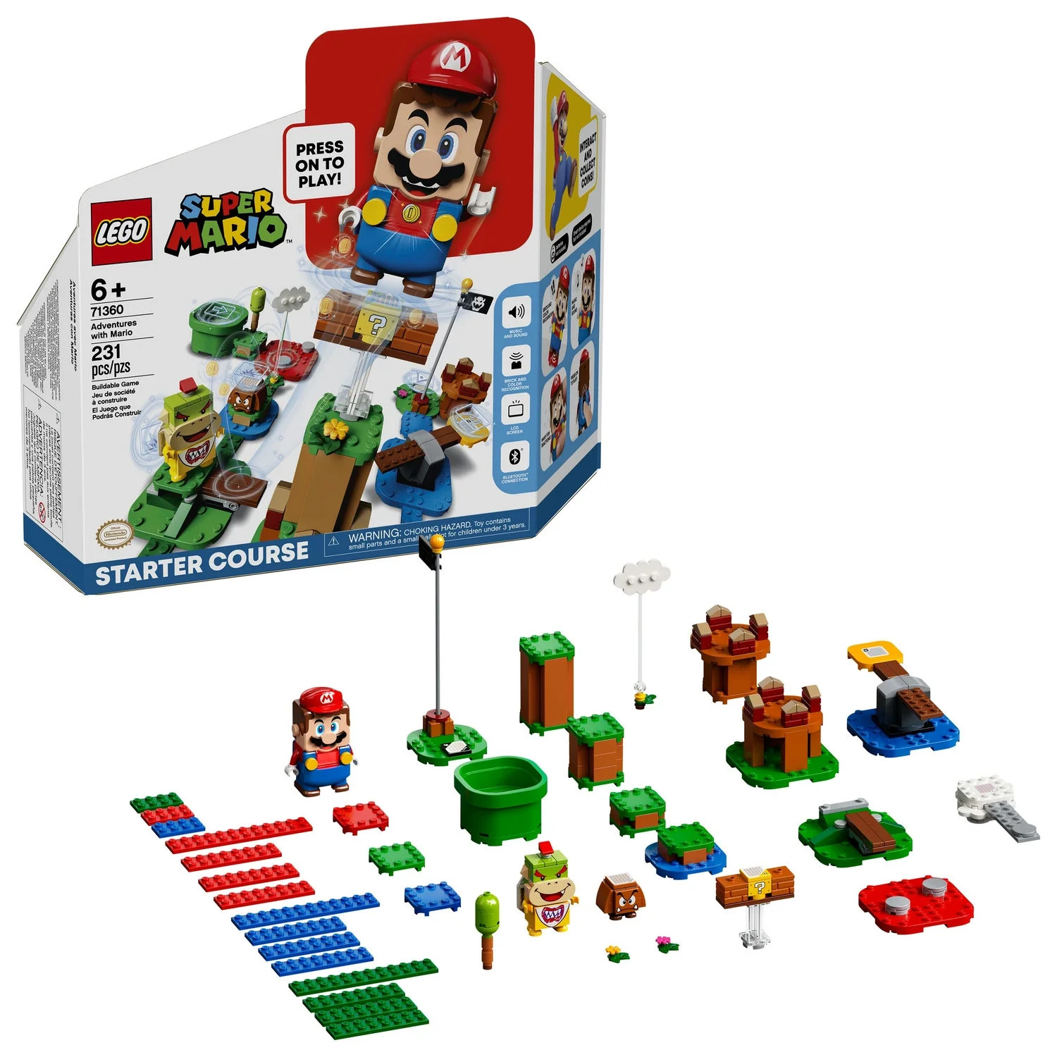 LEGO Super Mario Adventures with Mario Starter Course 71360 Building Toy, Collectible, Creative G... | Walmart (US)