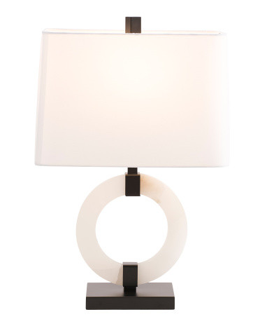 23.25in Alabaster Table Lamp | TJ Maxx