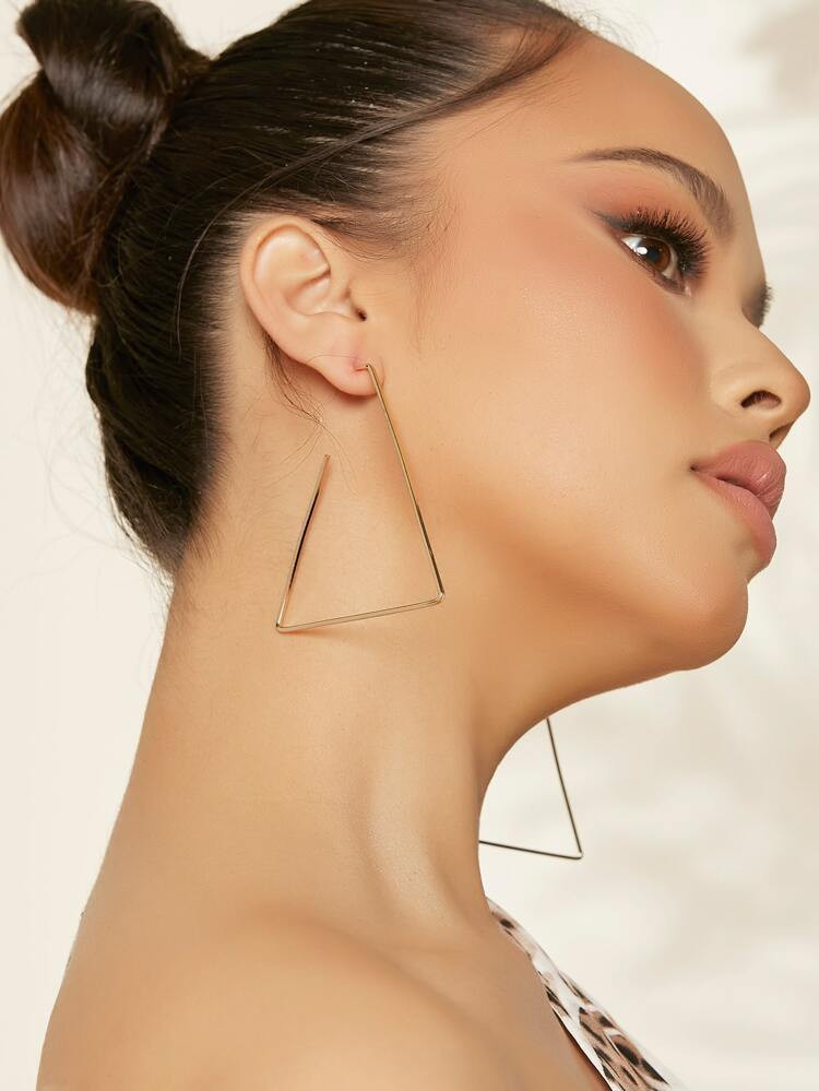 Triangle Design Earrings | SHEIN