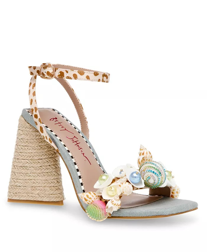 Women's Anckor Seashell Embellished Heel Sandals | Macys (US)