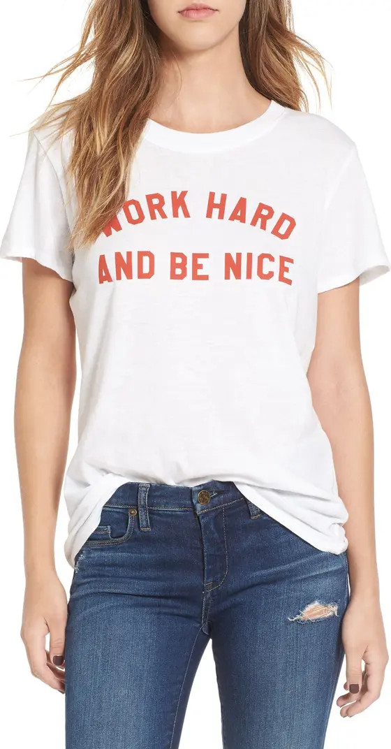 'Work Hard' Graphic Tee | Nordstrom