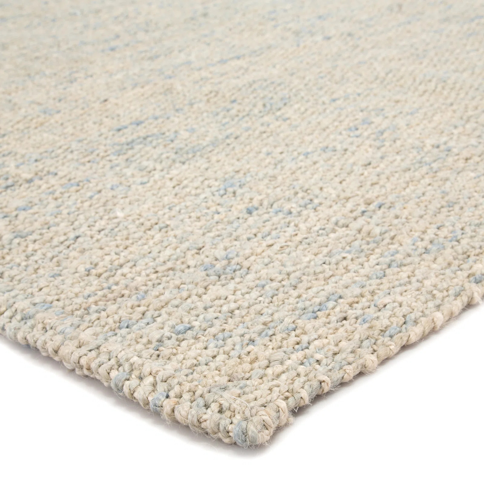 Georgianna Handmade Flatweave Jute/Sisal Ivory/Blue Rug | Wayfair North America