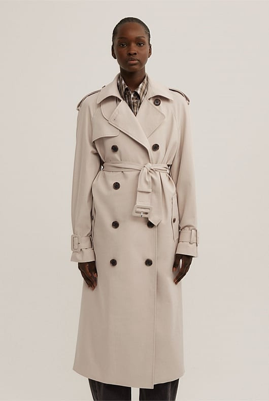 Longline Trench Coat | Witchery (AU)