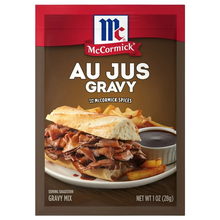 McCormick No Artificial Flavors Au Jus Gravy Seasoning Mix, 1.0 oz Packet | Walmart (US)