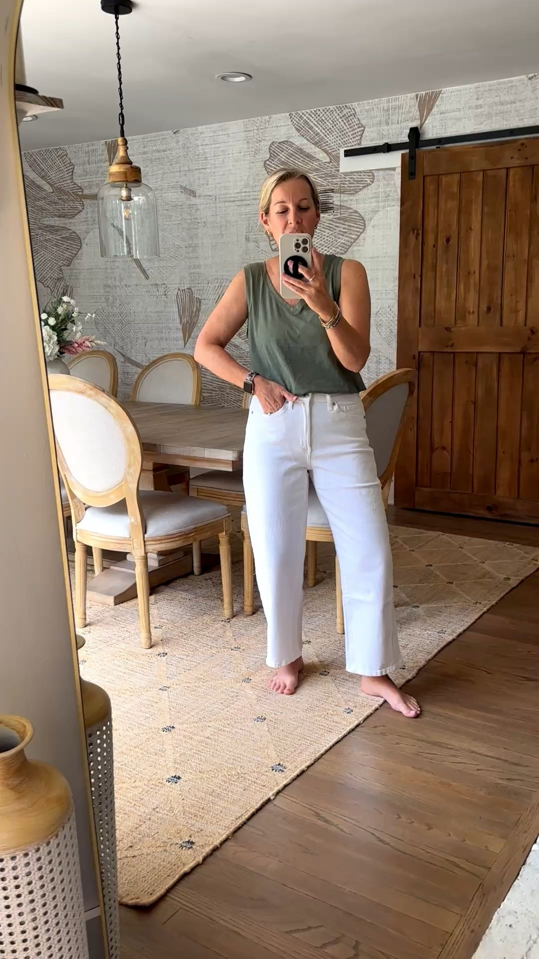 Don’t sleep on kohls!! 
Size 8 jeans and medium top but def could’ve done a small. CRAZY INEXPENSIVE 
@kohls

#LTKootd #LTKdayinmylife #LTKSaleAlert