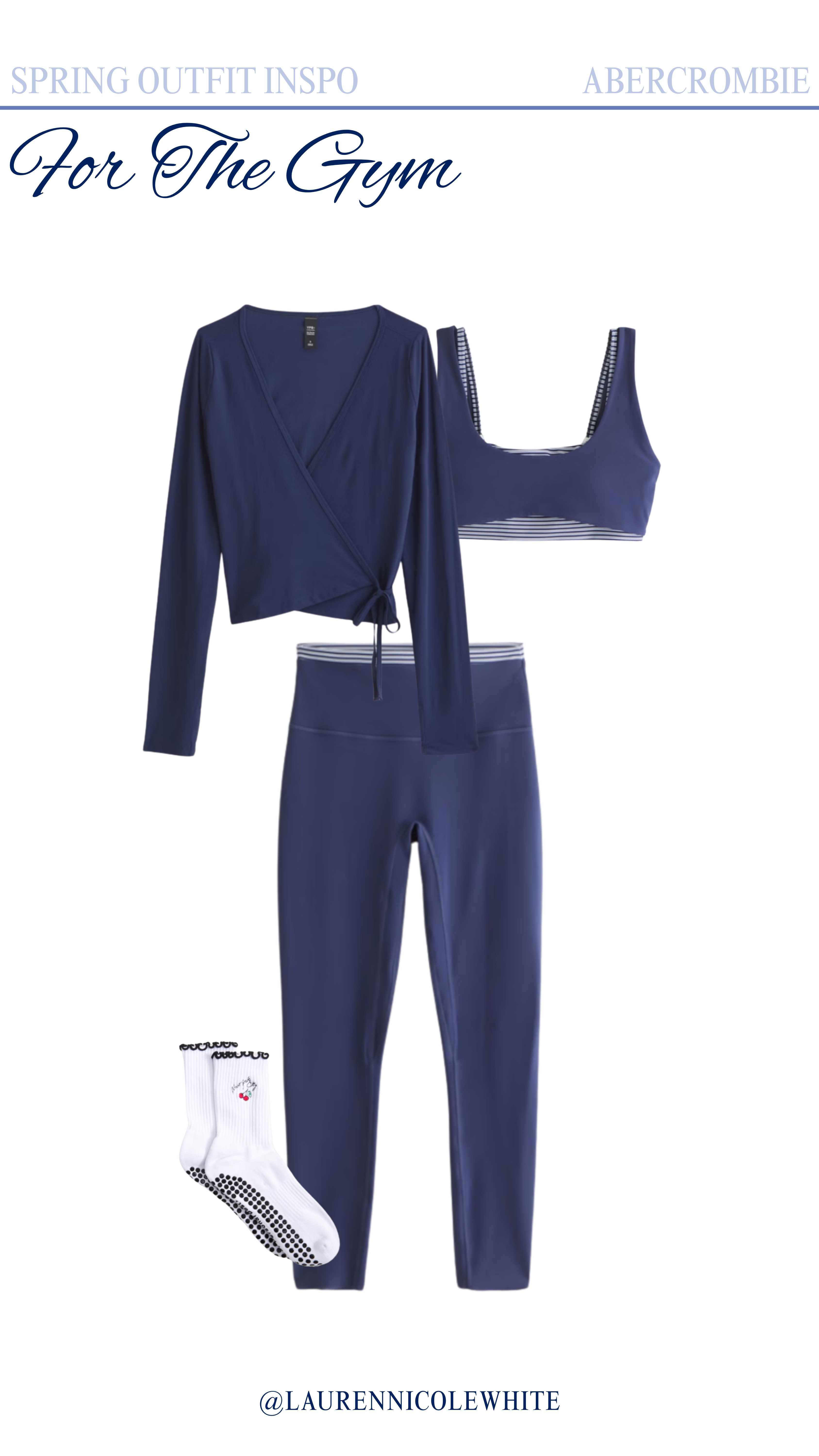 Abercrombie Outfit Inspo - what to wear to workout! These wrap tops are my favorite because they are so thin but give the coverage you need!  

 #LTKSpringSale #LTKfitnessgoals #LTKActive