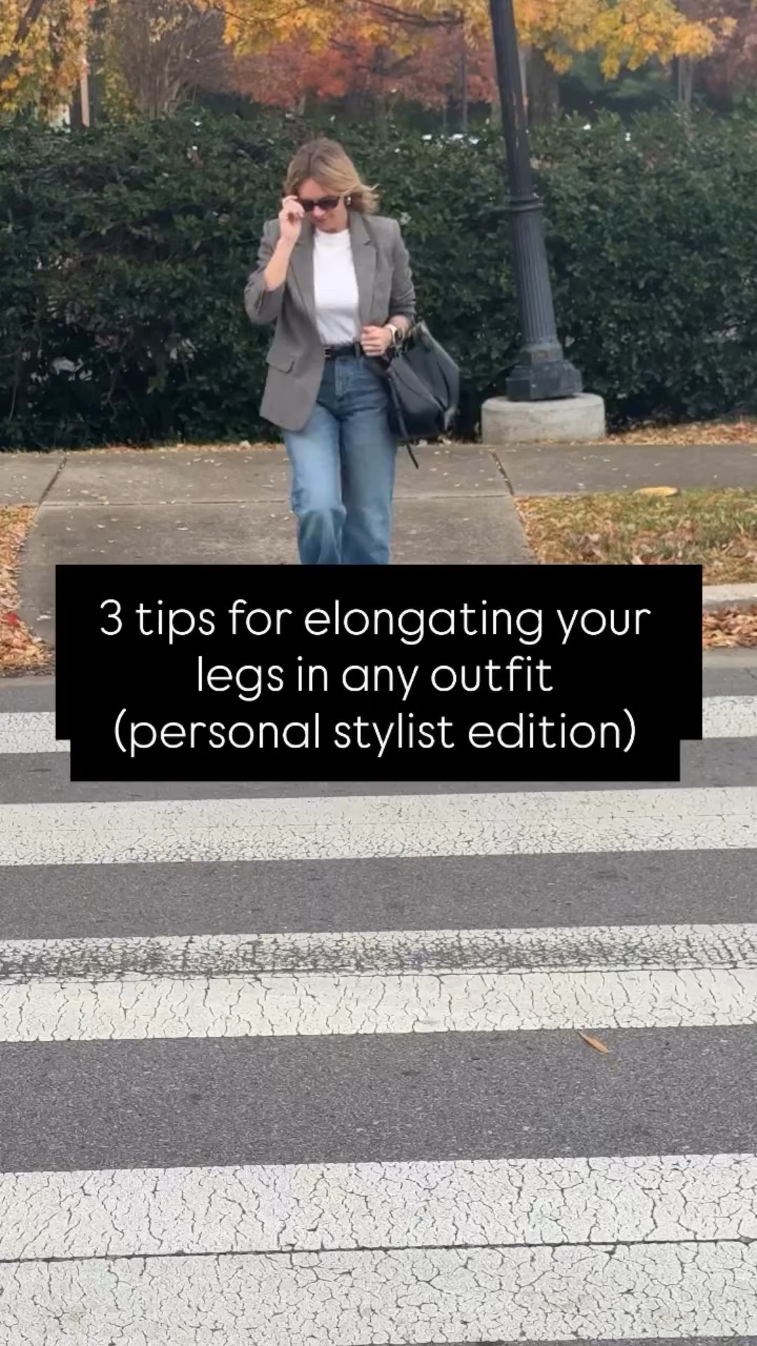 ✨ 3 tips to elongate your legs (from a personal stylist who styles women 40+ every day):

1️⃣ Go monochrome on bottom
Wearing similar tones from waist to toe (think: cream trousers + nude shoes) creates a seamless visual line and makes your legs look instantly longer.

2️⃣ Choose pointed-toe shoes
This small detail gives the illusion of a few extra inches—and they instantly elevate any look.

3️⃣ Prioritize high-rise bottoms
High-rise styles sit at your natural waist and elongate your frame—especially when paired with a tucked or cropped top.

Ready to style smarter, not harder?

Our personal styling services are designed to help busy women build confidence and a wardrobe that works for your real life.

💬 DM us to learn more, or click the link in bio to book a call with one of our stylists!