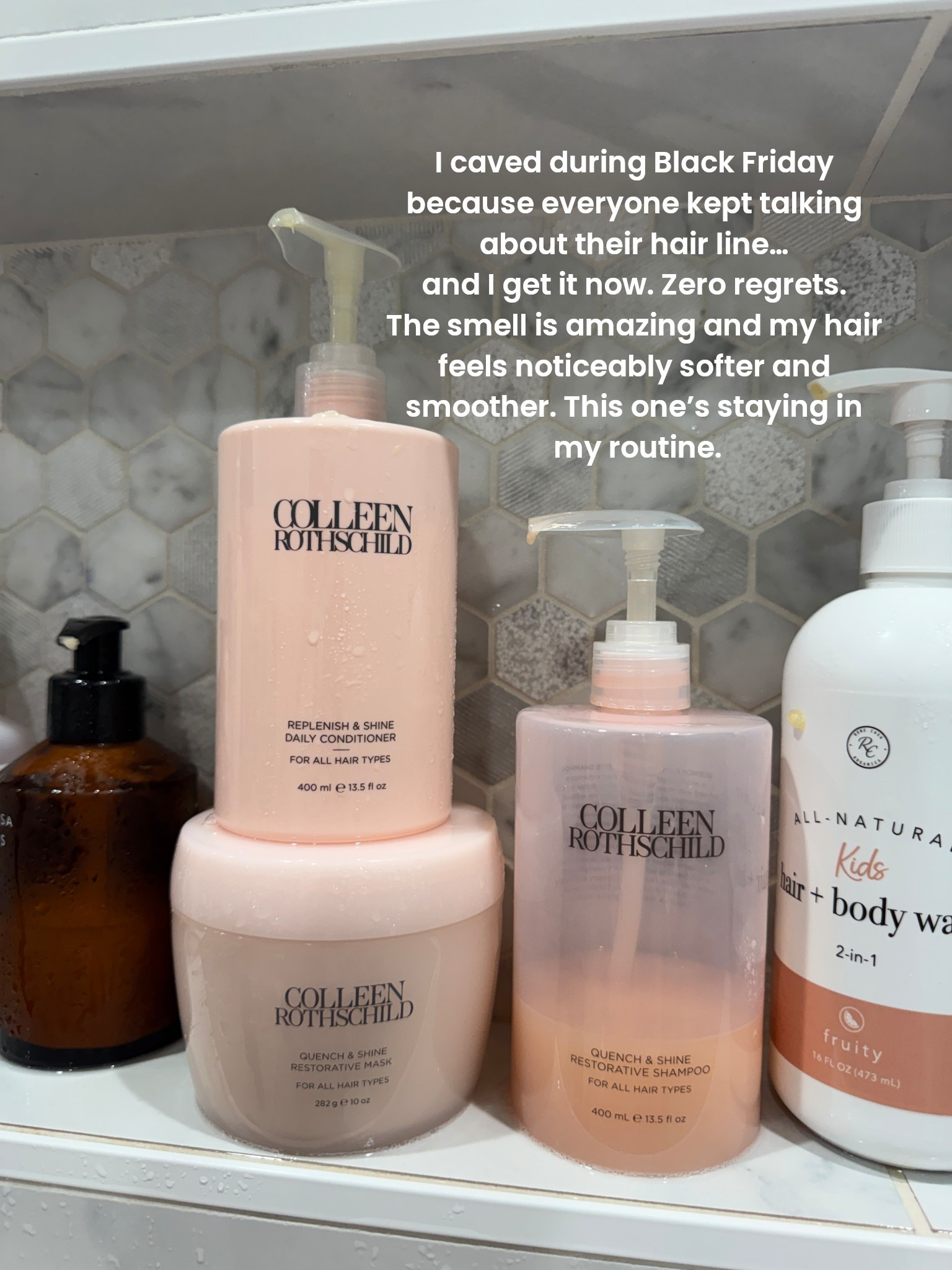 Colleen Rothschild hair set, shampoo, conditioner, hair mask


#LTKselfcare #LTKBeauty