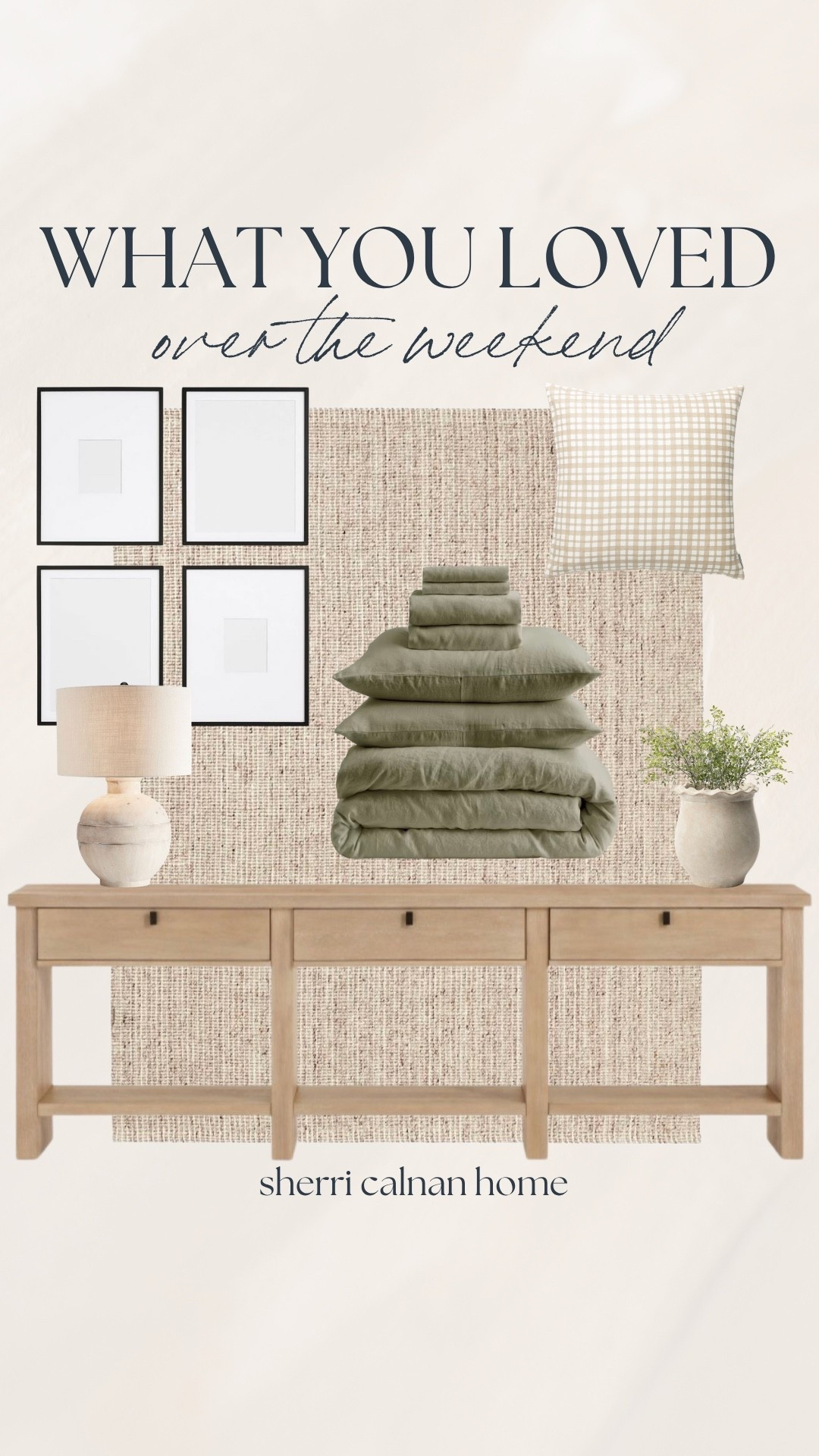 Your favorites from the weekend! Olive green bedding (which is perfect for the fall), a timeless table lamp, picture frames, a gingham throw pillow cover (another fall favorite), and more! 🤍✨

#LTKHome #LTKSaleAlert #LTKSeasonal