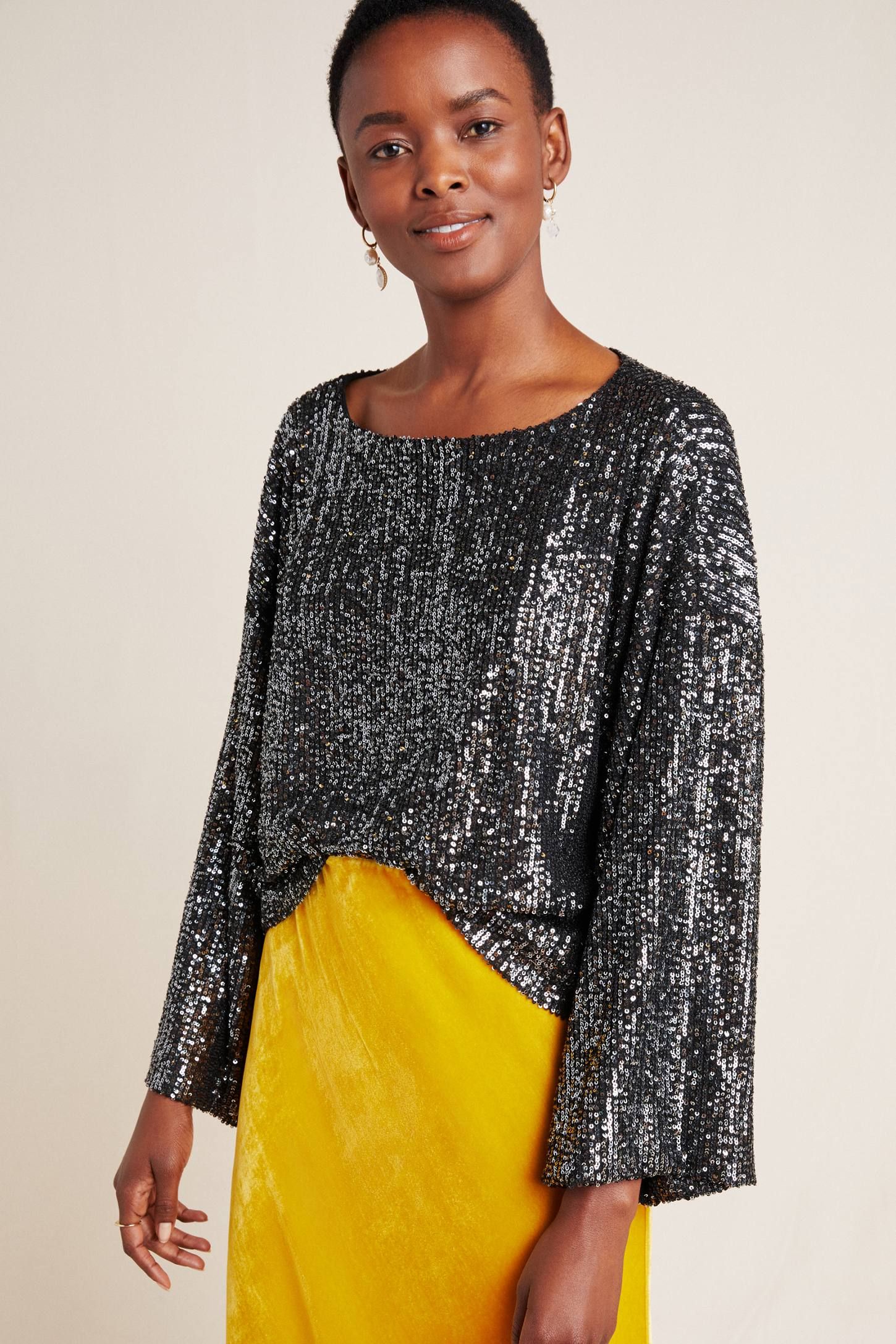 Cora Sequined Top | Anthropologie (US)