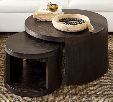Folsom Round Nesting Coffee Tables | Pottery Barn (US)