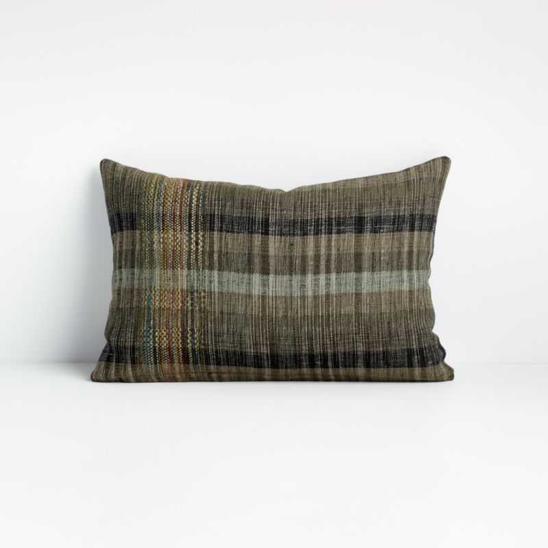 Roya 18"x12" Pillow with Down-Alternative Insert + Reviews | Crate and Barrel | Crate & Barrel
