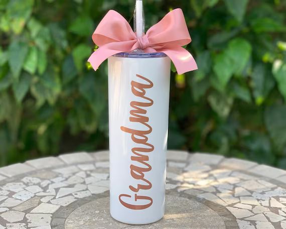 Grandma Tumbler Custom Name Stainless Steel Cup Personalized | Etsy | Etsy (US)