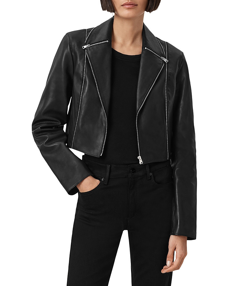 Allsaints Landers Leather Biker Jacket | Bloomingdale's (US)