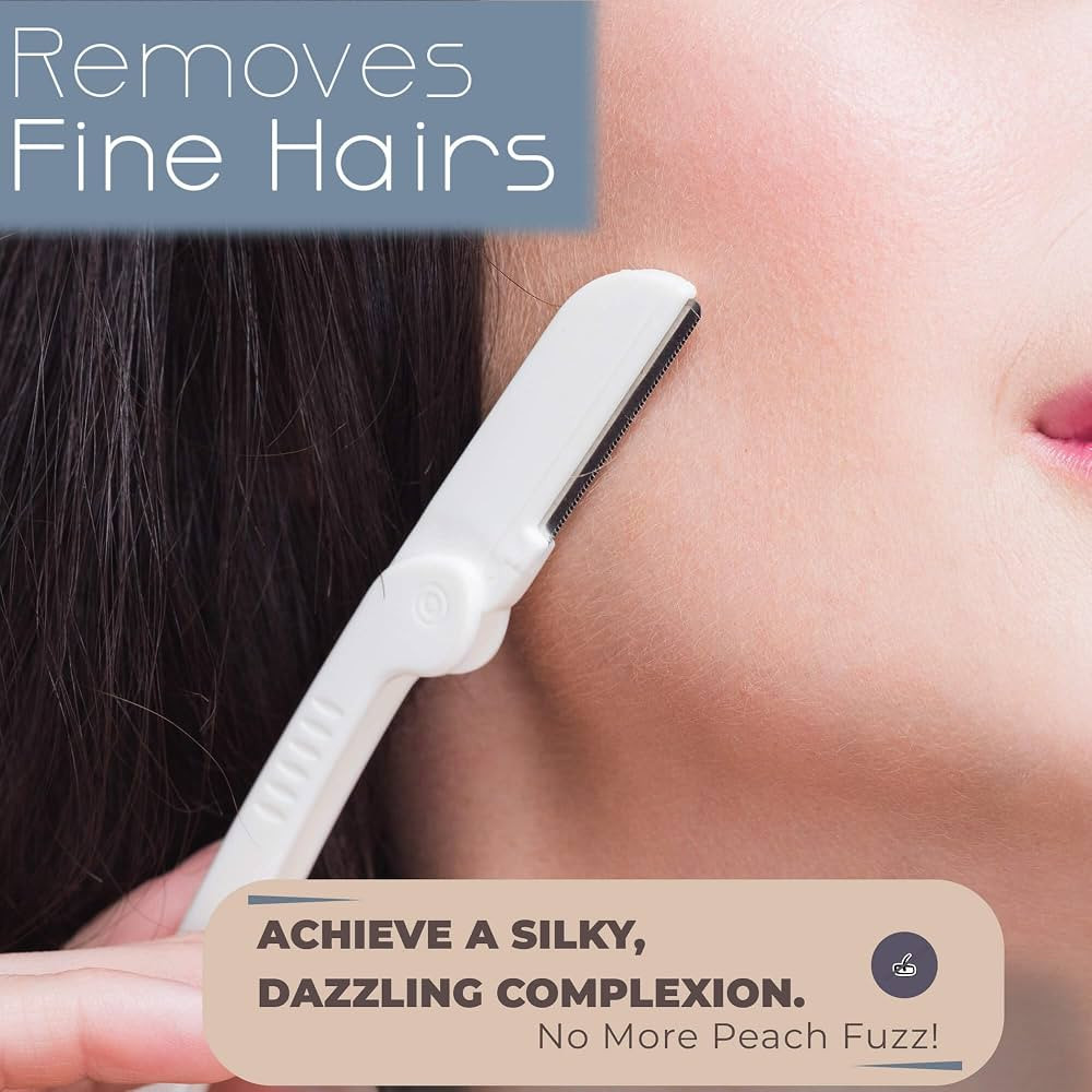 Jasclair Dermaplaning Razor (9 Count) \u2013 Face Razors for Women for Peach Fuzz, Eyebrow Shapin... | Amazon (US)