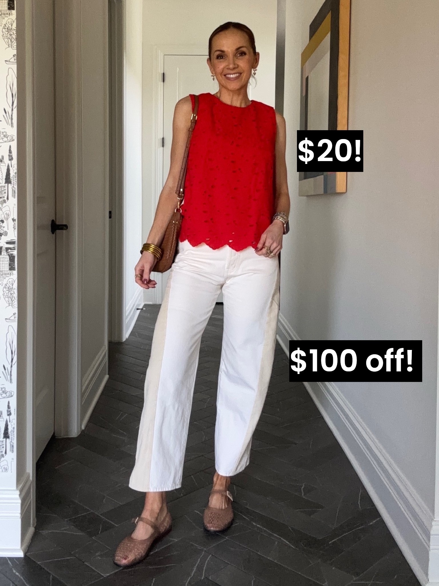 Another cute Better than Basic top from @walmart! Paired with these unique @Madewell barrel jeans that are on clearance! 

#LTKgrwm