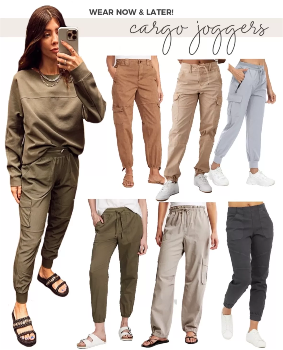 Women's Cargo Jogger Pants - … curated on LTK