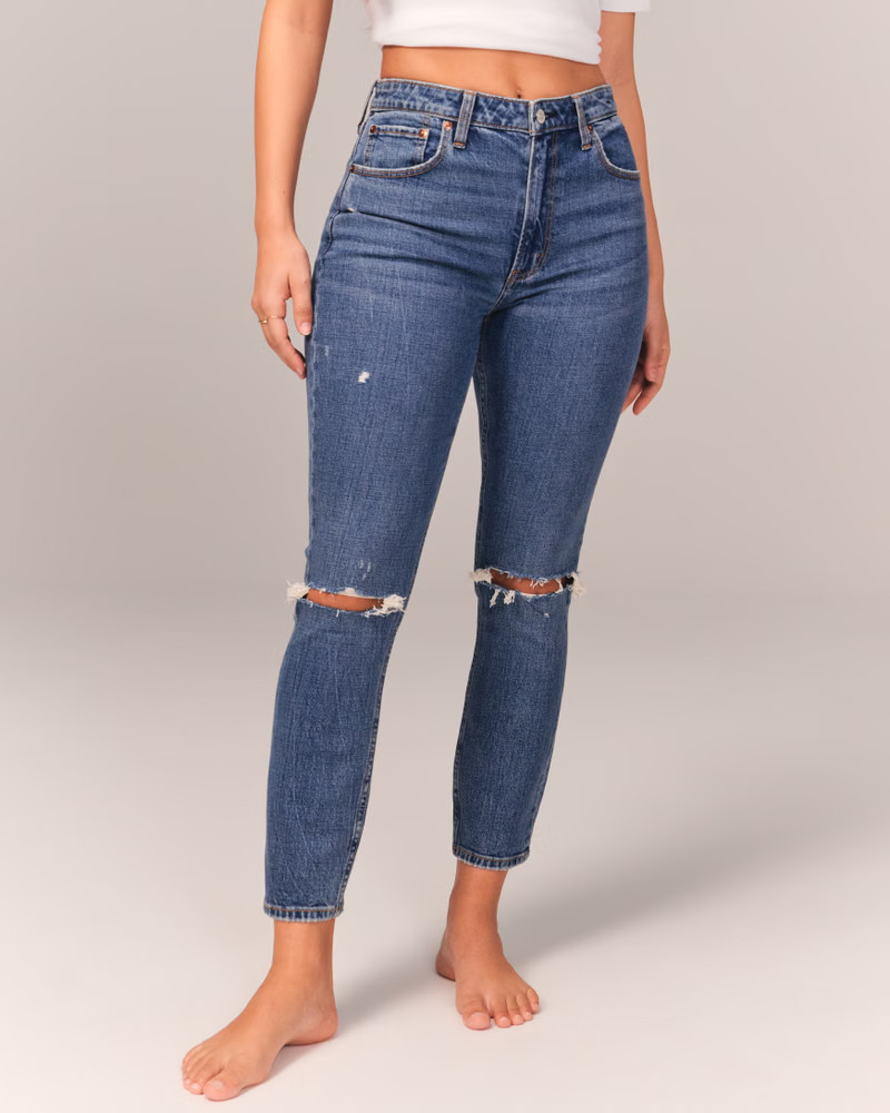 Curve Love High Rise Skinny Jean | Abercrombie & Fitch (US)
