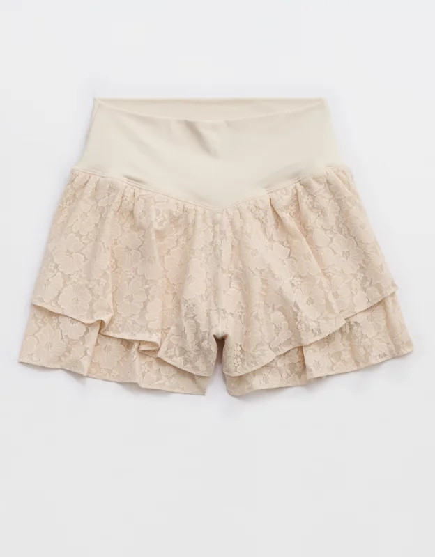 OFFLINE By Aerie Real Me Lace Flowy Short | Aerie