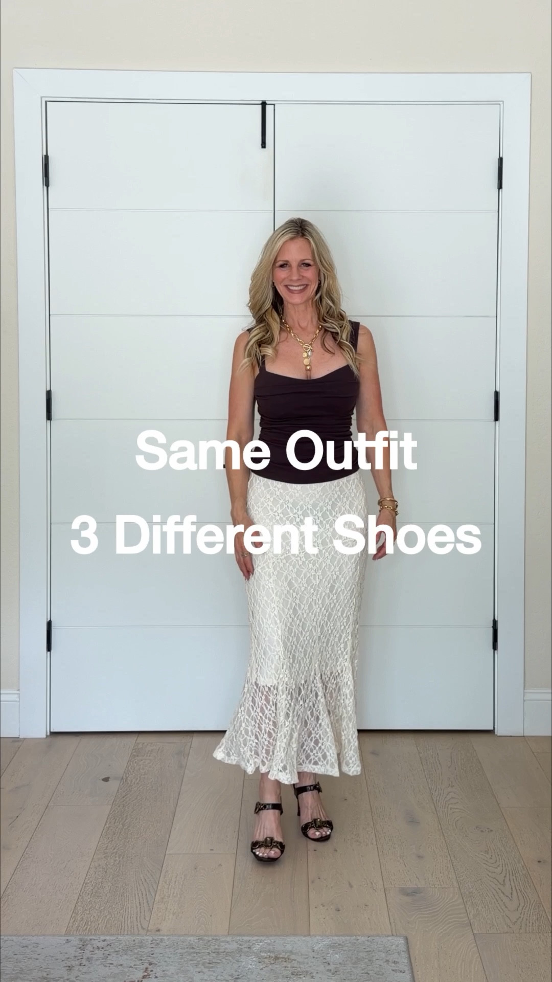 I’ve been on a brown shoe kick lately. Same outfit with 3 different shoes. Which is your favorite?  Linking same & similar. 

1.  Vintage Manolo Blahnik
2.  Sam Edelman
3.  Dolce Vita 


#LTKdayinmylife #LTKOver40 #LTKootd