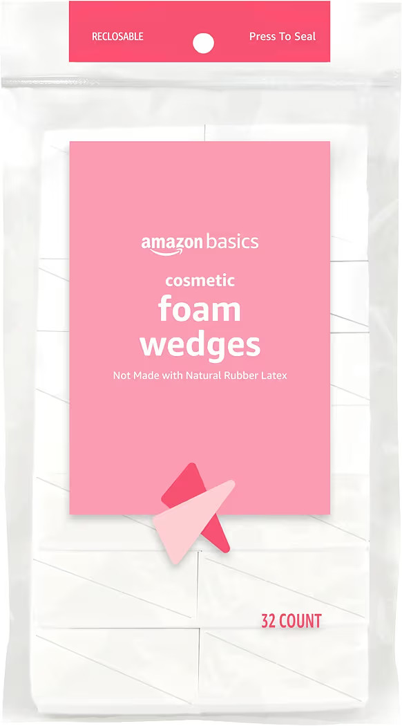 Amazon Basics Cosmetic Foam Wedges For Makeup, 32 Count | Amazon (US)