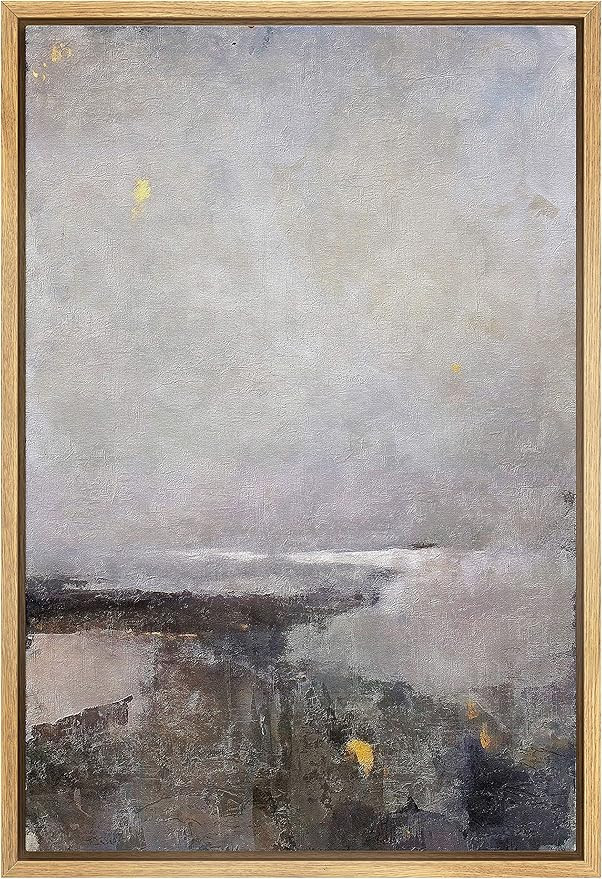 SIGNWIN Framed Canvas Wall Art Abstract Sea Landscape Canvas Prints Home Artwork Decoration for L... | Amazon (US)