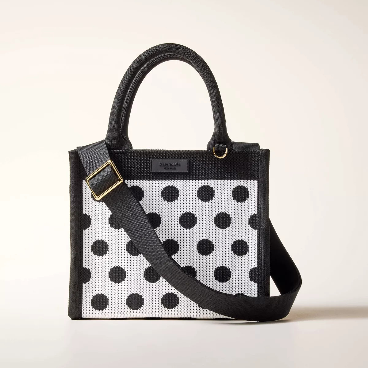Polka Dot Knit Crossbody Bag - kate spade new york x Target White/Black | Target