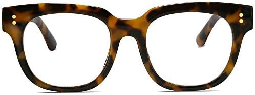 SOJOS Oversized Square Anti Blue Light Blocking Glasses for Women Thick Computer Eyeglasses Doubl... | Amazon (US)