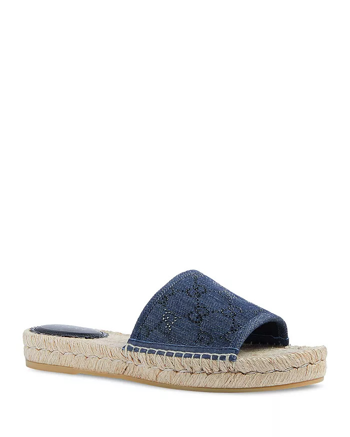Women's Denim Espadrille Slide Sandals | Bloomingdale's (US)