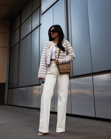 Spring outfit ideas / Abercrombie style picks on sale 
Abercrombie white jeans wearing a 24
Abercrombie striped cardigan wearing an XS



#LTKfindsunder50 #LTKfindsunder100 #LTKsalealert