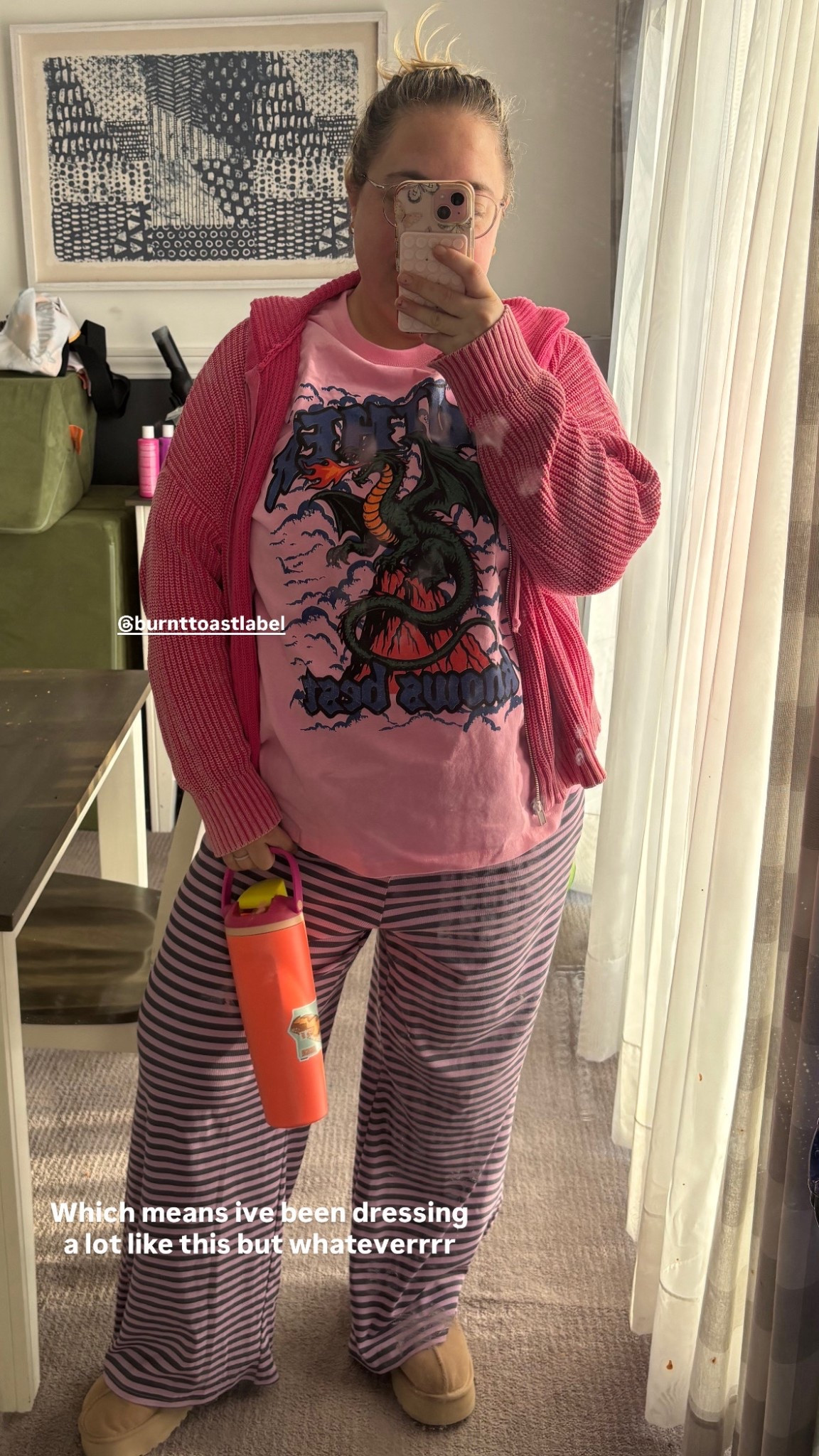 Six weekend at home but comfy and cutey #dopaminedressing 
@burnttoast 

#LTKootd #LTKMidsize #LTKmomlife