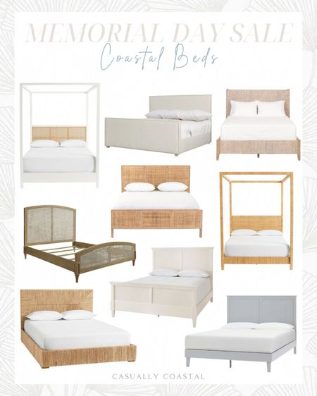 Based on poll results, many of you are looking for beds so I've pulled together a round-up of my favorites that are on sale this weekend at all different price points!
-
Coastal home decor, coastal furniture, woven furniture, beach house furniture, bedroom furniture, white upholstered beds, woven beds, rattan beds, white beds, affordable beds, gray beds, home depot beds, wayfair beds, pottery barn beds, canopy beds on sale, white & woven beds, cane beds, queen size beds, king size beds, california king beds, beds with footboard, platform beds, panel beds, Memorial Day sales, weekend sales, home sales, full size beds, beds for teens 

#LTKHome #LTKSaleAlert #LTKStyleTip