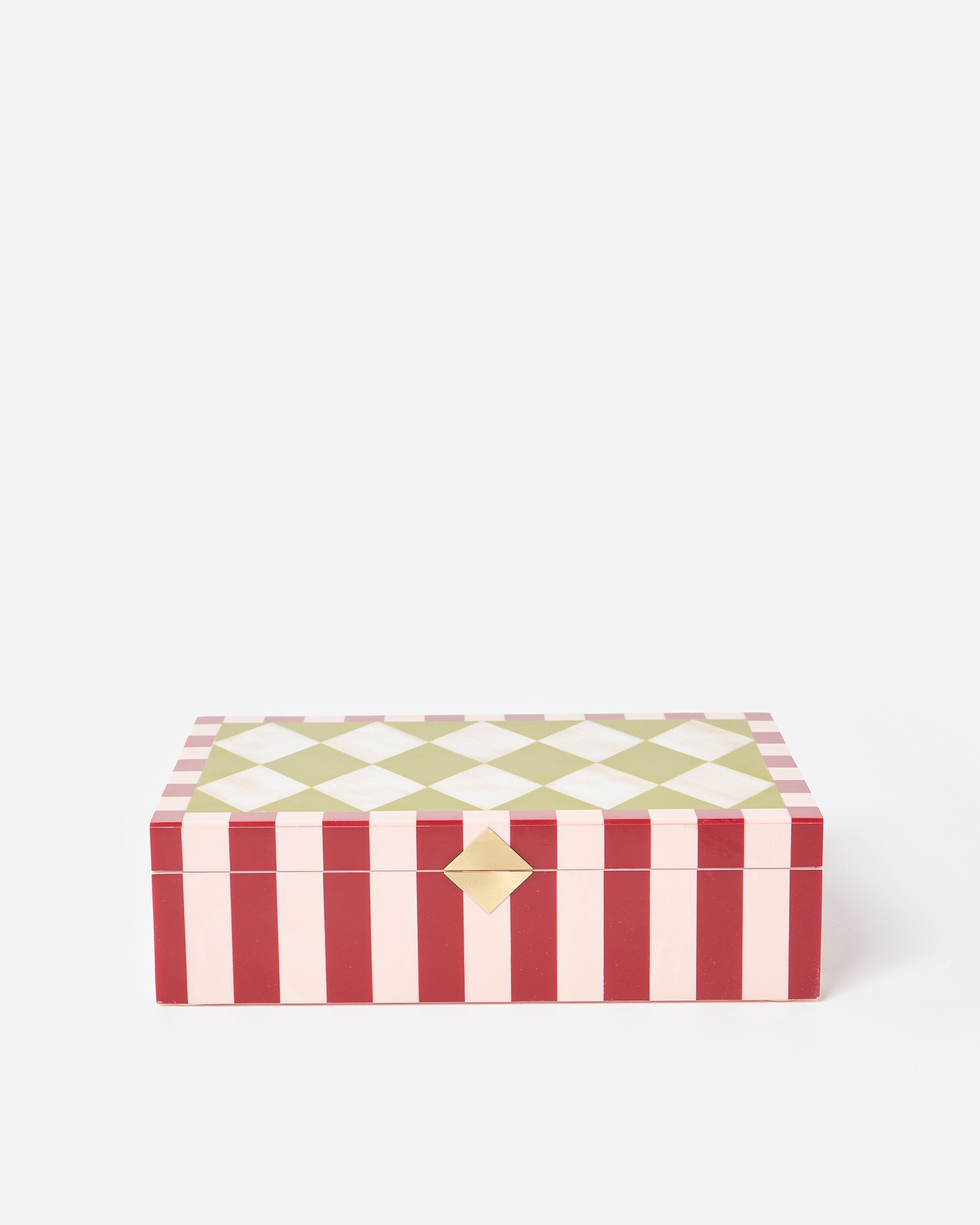Resin Harlequin Diamond Jewellery Box | Oliver Bonas (Global)