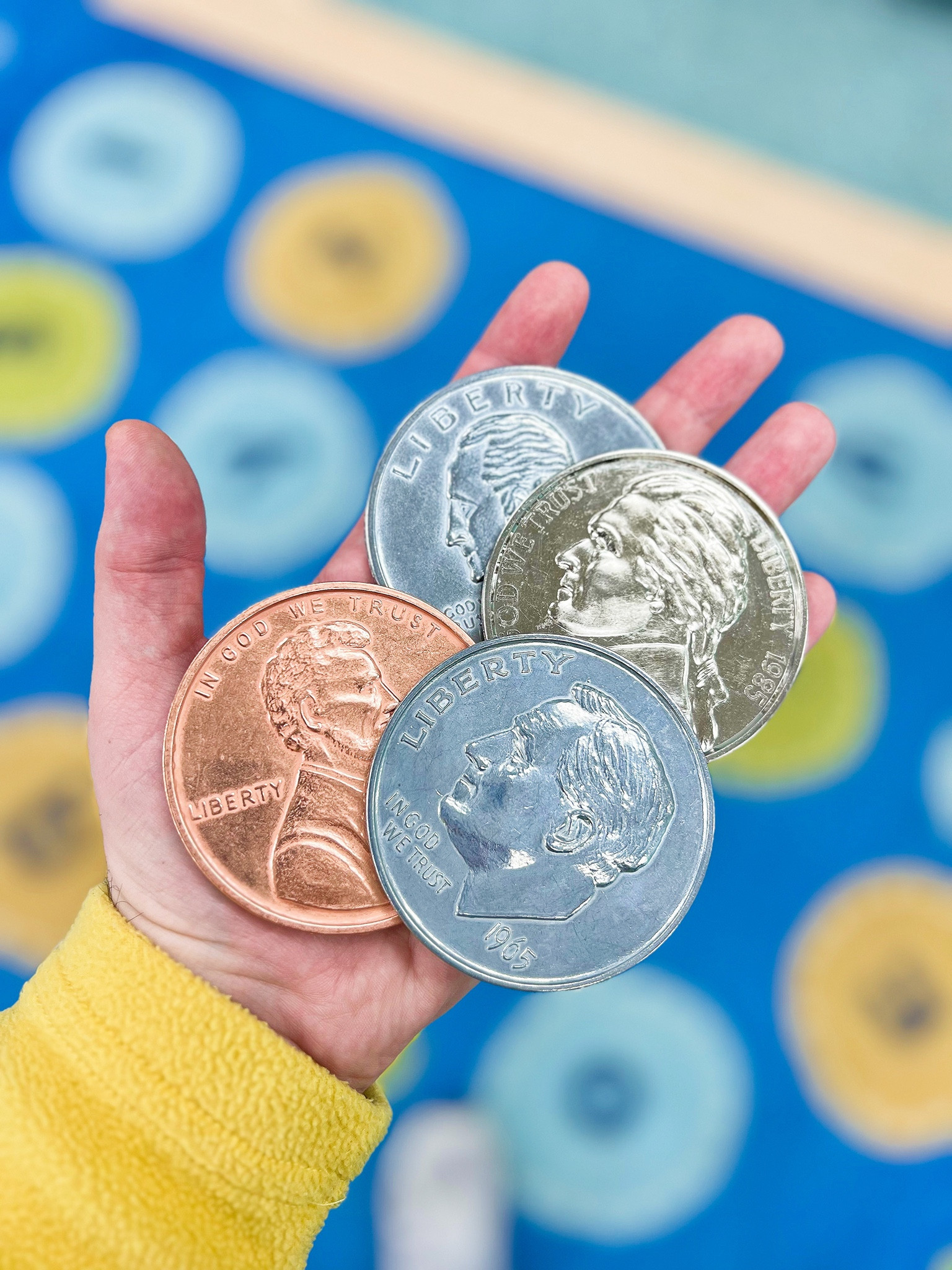 These GIANT coins make the perfect teaching tool for your math unit! 💰💲#teacherfinds #teacherfavorites #matheducation

#LTKKids